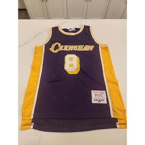 Kobe Bryant Headgear Classics Purple Crenshaw 8 Basketball Jersey Size S